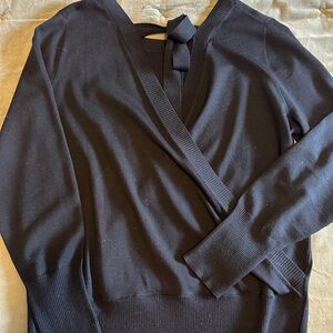 J. Crew Classic Black Knit Sweater